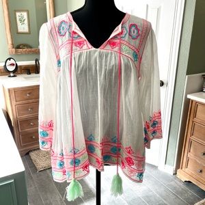 Women’s boho, coastal vibes top